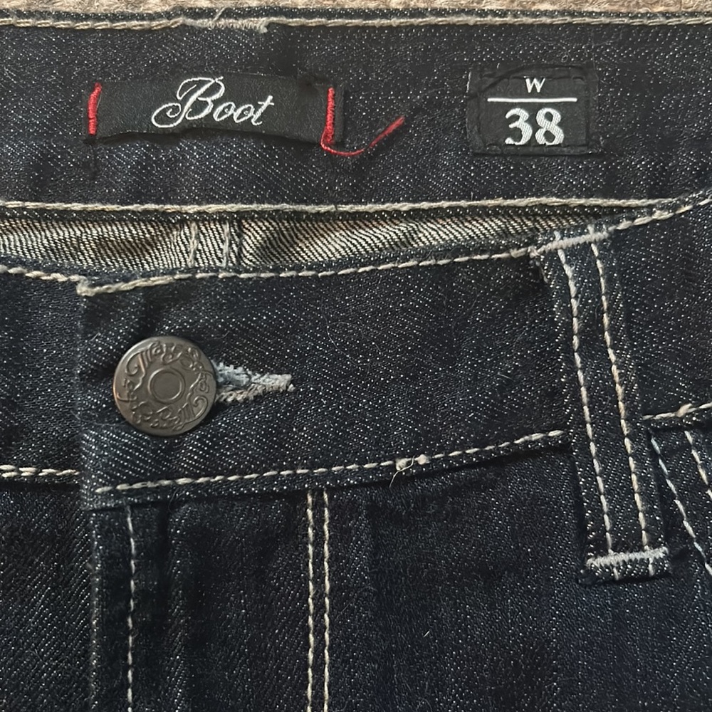 Men’s Marc Ecko Bootcut Jeans, Sz W38x34l - image 6